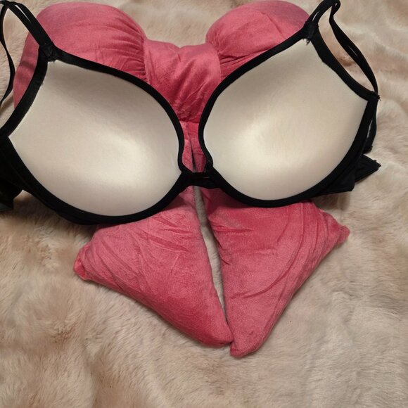 Victoria's Secret Very Sexy Padded Push Up Bra Black 38C - NWOT - Picture 3 of 6